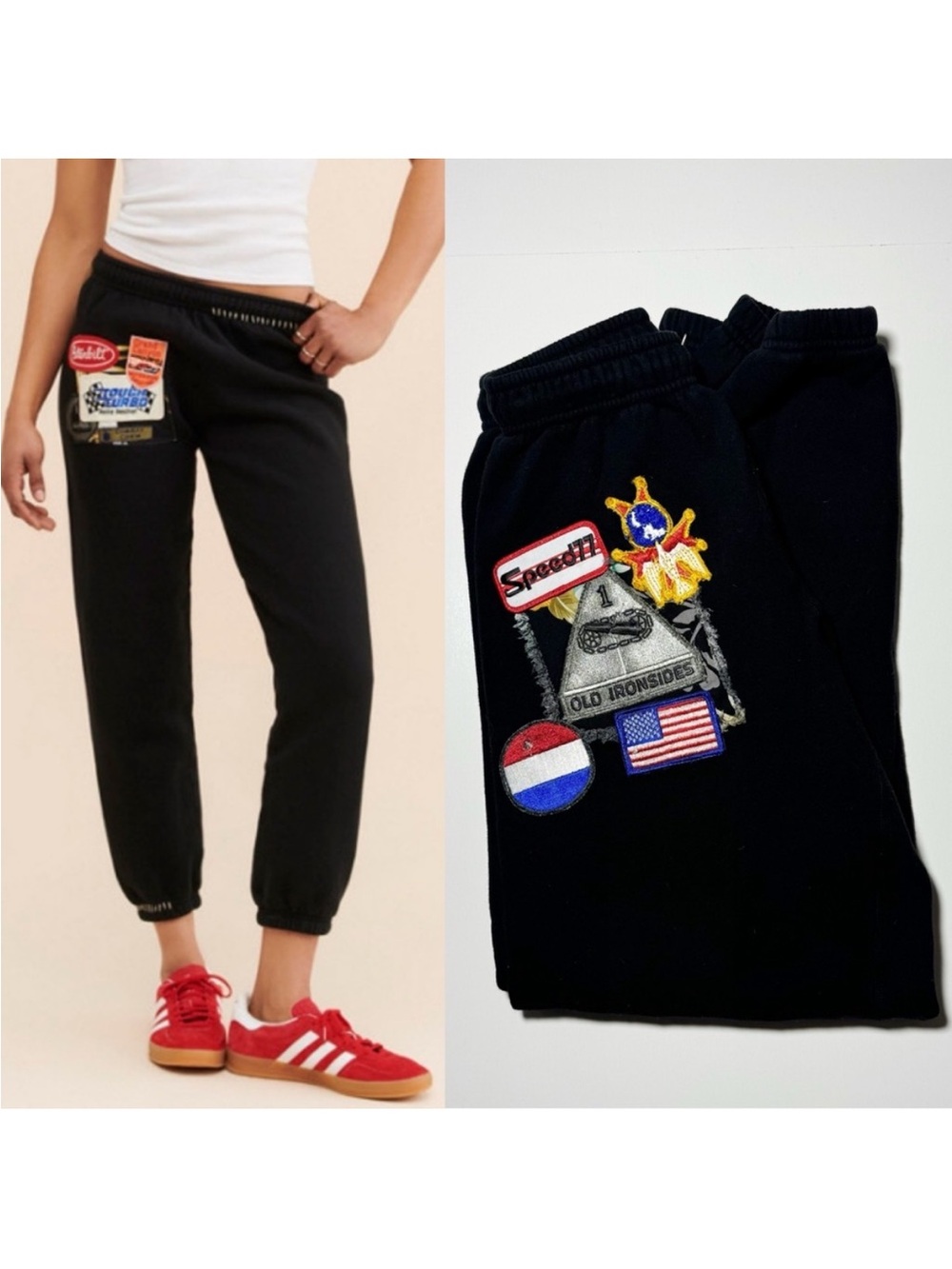 Riley Vintage Patchwork Sweatpants